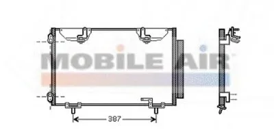 Конденсатор, кондиционер VAN WEZEL купить