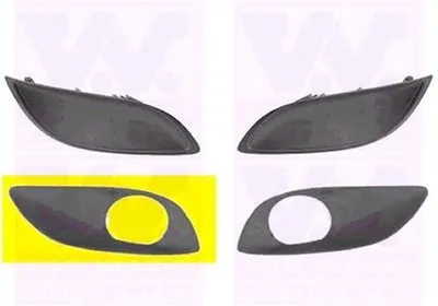 Решетка вентилятора, буфер VAN WEZEL купить