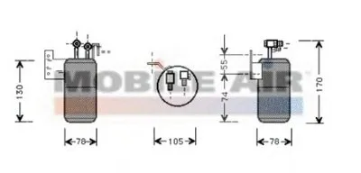 Осушитель, кондиционер VAN WEZEL купить