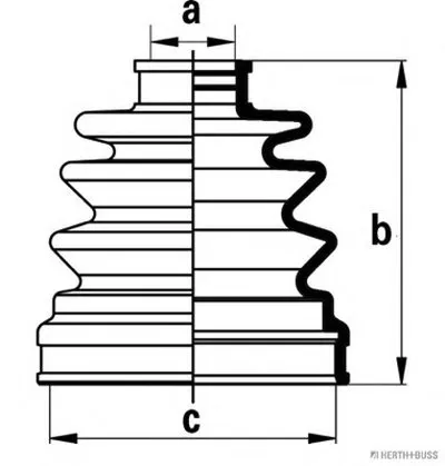 Комплект пылника, приводной вал HERTH+BUSS JAKOPARTS купить