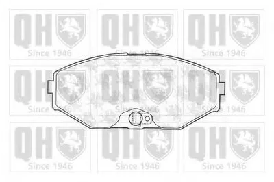 Комплект тормозных колодок, дисковый тормоз QUINTON HAZELL купить