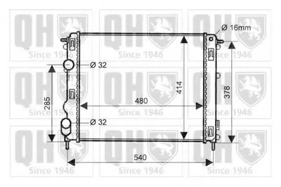 Радиатор, охлаждение двигателя QUINTON HAZELL купить