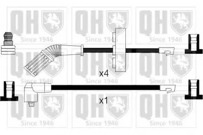 Комплект проводов зажигания CI QUINTON HAZELL купить