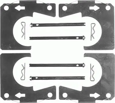 Комплектующие, колодки дискового тормоза PREMIER FERODO купить