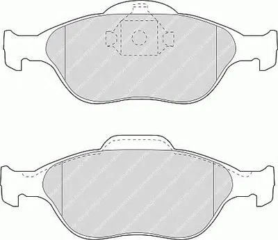 Комплект тормозных колодок, дисковый тормоз PREMIER FERODO купить