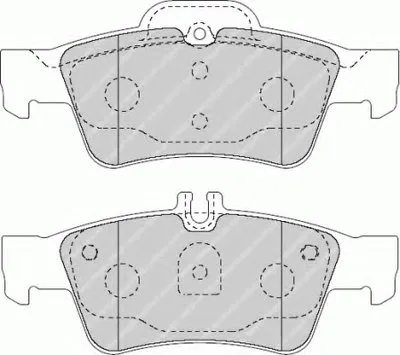 Комплект тормозных колодок, дисковый тормоз PREMIER FERODO купить