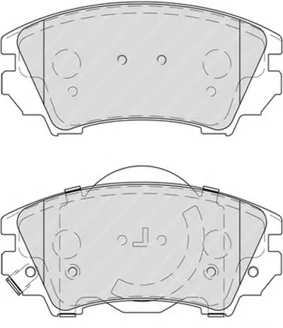 Комплект тормозных колодок, дисковый тормоз PREMIER FERODO купить