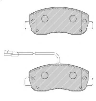 Комплект тормозных колодок, дисковый тормоз PREMIER FERODO купить