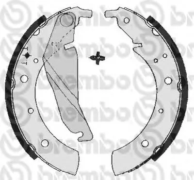 Комплект тормозных колодок BREMBO купить