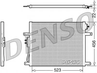 Конденсатор, кондиционер DENSO купить