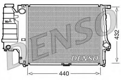Радиатор, охлаждение двигателя DENSO купить