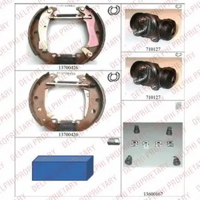 Комплект тормозных колодок DELPHI купить