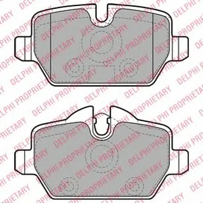 Комплект тормозных колодок, дисковый тормоз DELPHI купить