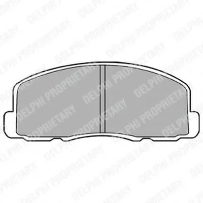 Комплект тормозных колодок, дисковый тормоз DELPHI купить
