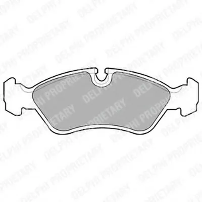 Комплект тормозных колодок, дисковый тормоз DELPHI купить
