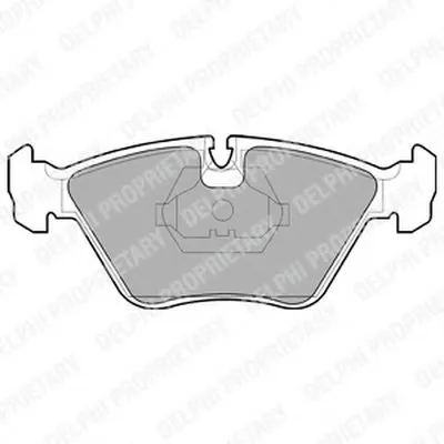 Комплект тормозных колодок, дисковый тормоз DELPHI купить