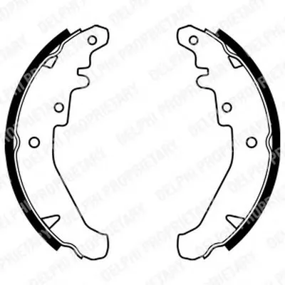 Комплект тормозных колодок DELPHI купить