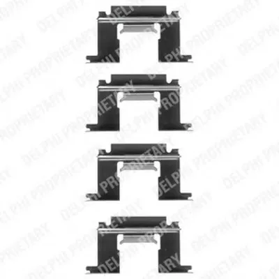 Комплектующие, колодки дискового тормоза DELPHI купить