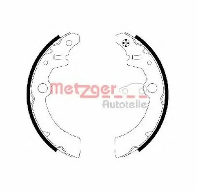 Комплект тормозных колодок METZGER купить