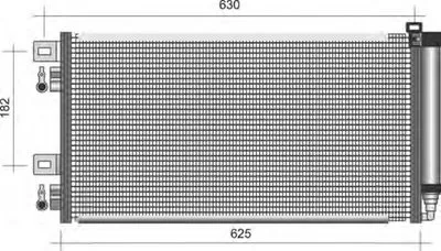 Конденсатор, кондиционер MAGNETI MARELLI купить