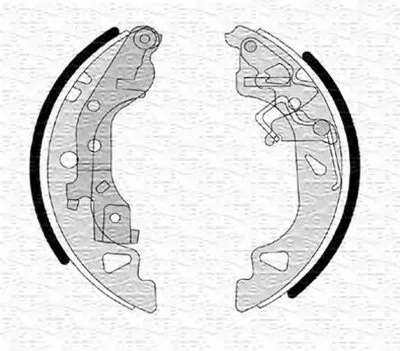 Комплект тормозных колодок TECHNOKIT MAGNETI MARELLI купить