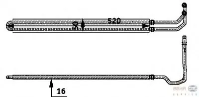 Масляный радиатор, рулевое управление BEHR HELLA SERVICE купить
