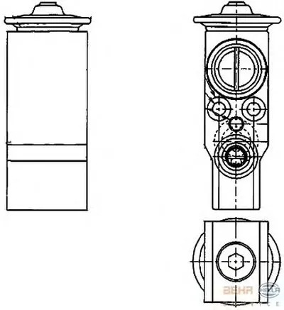 Расширительный клапан, кондиционер BEHR HELLA SERVICE купить