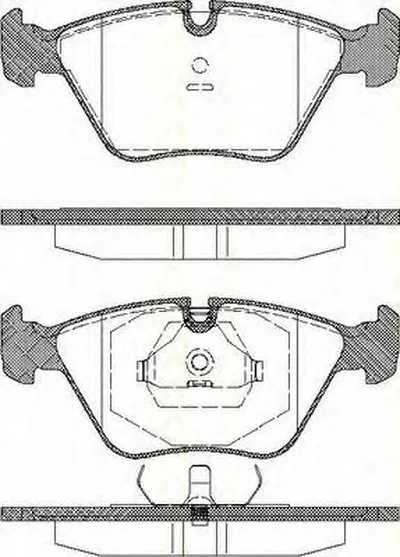 Комплект тормозных колодок, дисковый тормоз TRISCAN купить