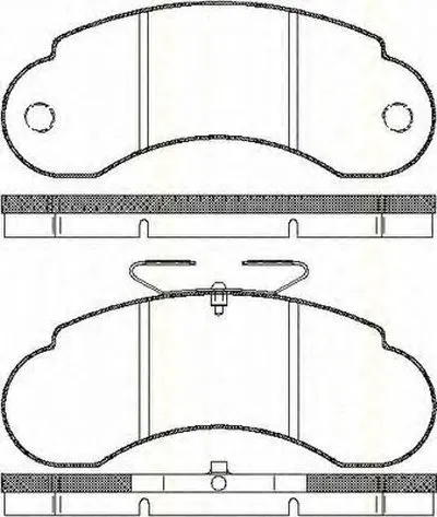 Комплект тормозных колодок, дисковый тормоз TRISCAN купить