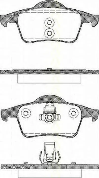 Комплект тормозных колодок, дисковый тормоз TRISCAN купить