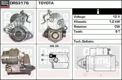 Стартер Remanufactured REMY (Light Duty) DELCO REMY купить