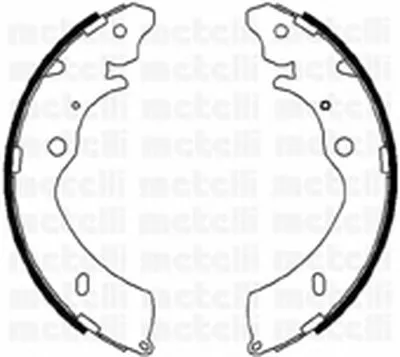Комплект тормозных колодок METELLI купить