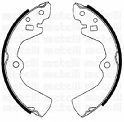 Комплект тормозных колодок METELLI купить