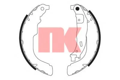 Комплект тормозных колодок NK купить