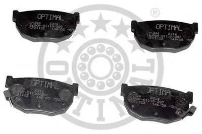 Комплект тормозных колодок, дисковый тормоз OPTIMAL купить