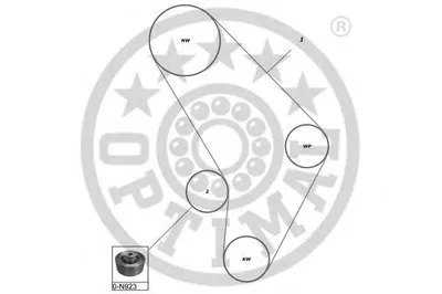 Комплект ремня ГРМ OPTIMAL купить