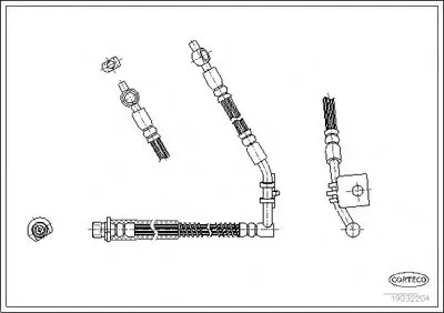 Тормозной шланг CORTECO купить