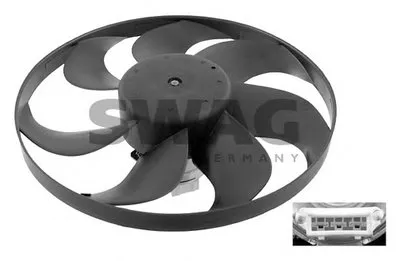 Вентилятор, охлаждение двигателя SWAG купить