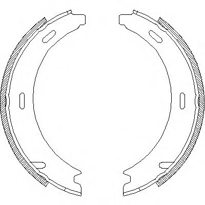 Комплект тормозных колодок, стояночная тормозная система REMSA купить