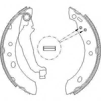 Комплект тормозных колодок REMSA купить