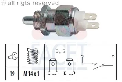 Выключатель, фара заднего хода FACET купить