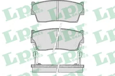 Комплект тормозных колодок, дисковый тормоз LPR купить