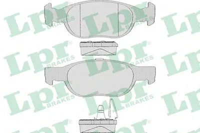 Комплект тормозных колодок, дисковый тормоз LPR купить
