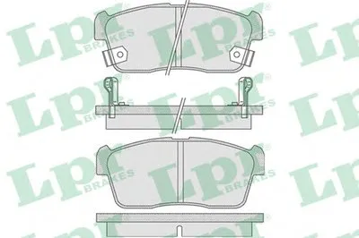 Комплект тормозных колодок, дисковый тормоз LPR купить