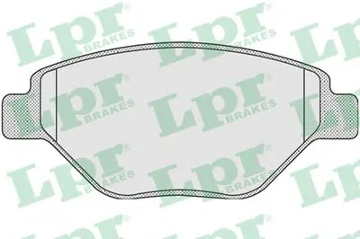 Комплект тормозных колодок, дисковый тормоз LPR купить
