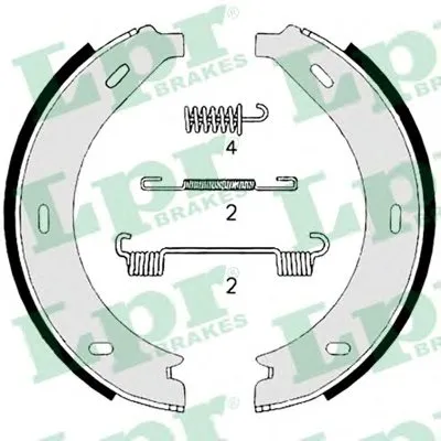 Комплект тормозных колодок, стояночная тормозная система LPR купить