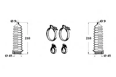 Комплект пылника, рулевое управление OCAP купить