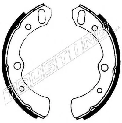 Комплект тормозных колодок TRUSTING купить