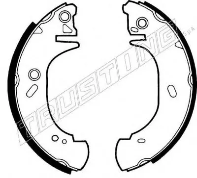 Комплект тормозных колодок TRUSTING купить