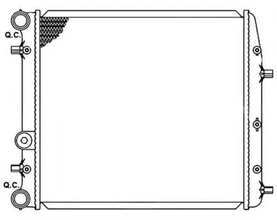 Радиатор, охлаждение двигателя NRF купить